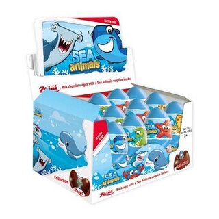 Zaini - Verrassingseieren Sea Animals 24 Stuks
