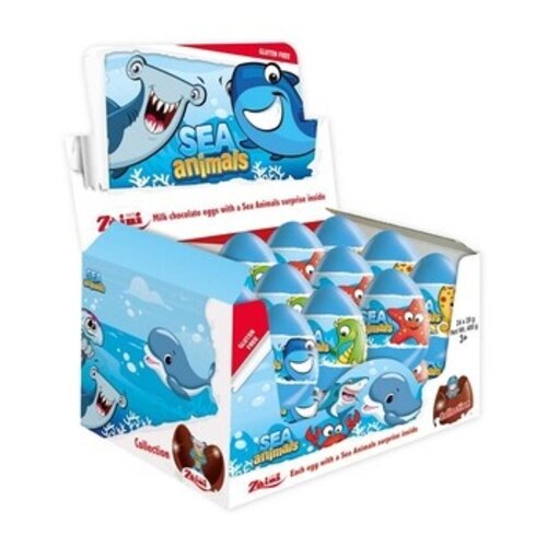 Zaini - Verrassingseieren Sea Animals 24 Stuks