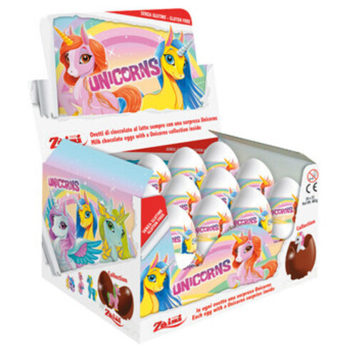 Zaini - Verrassingseieren Unicorn 24 Stuks