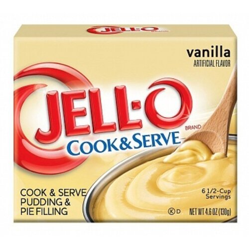 Jell-O - Cook & Serve Pudding & Pie Filling Vanilla 130 Gram