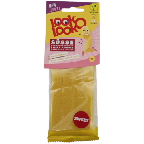 Look O Look - Zure Bananen Matten 90 Gram