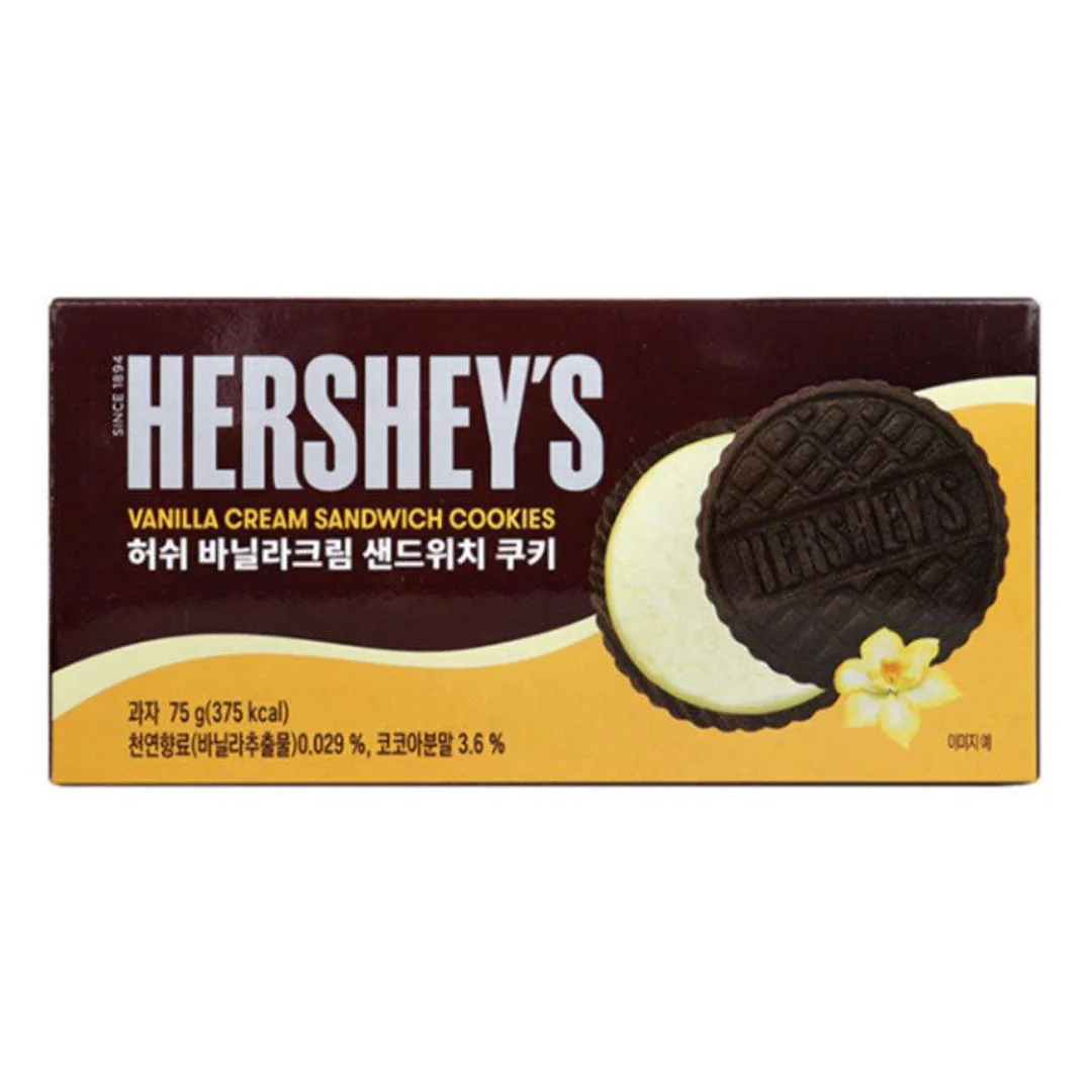 Hersheys Hershey's - Vanilla Cream Sandwich 75 Gram ***THT 16-11-2024*** afbeelding