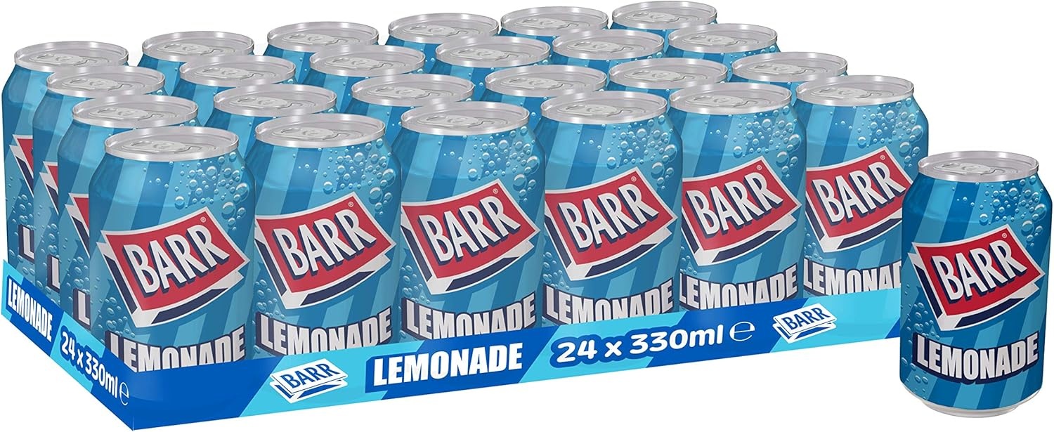 Barr - Lemonade 330ml 24 Blikjes ***THT 31-01-2025***