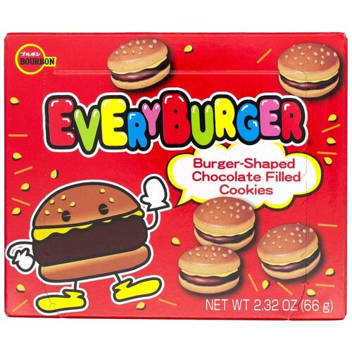 Every Burger Burger Shaped Chocolate Filled Cookies 66 Gram