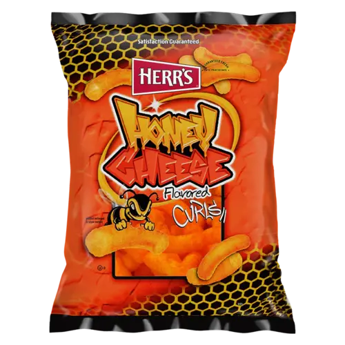 Herr's - Honey Cheese Flavoured Curls 113 Gram