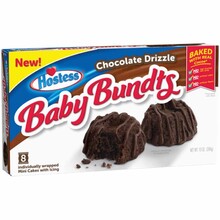 Hostess - Baby Bundts Chocolate Drizzle 8-Pack 284 Gram