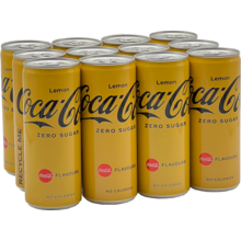 Coca Cola - Zero Lemon 250ml 12 Blikjes