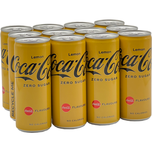 Coca Cola - Zero Lemon 250ml 12 Blikjes