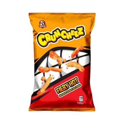 Cruncheez - Fiery Hot 150 Gram Cruncheez - Fiery Hot 150 Gram