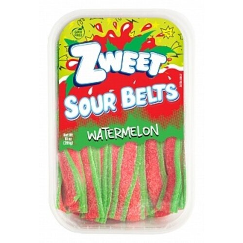 Zweet - Sour Belts Watermelon 285 Gram