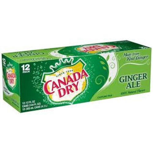 Canada Dry - Ginger Ale 355ml 12-Pack