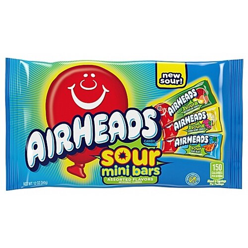 Airheads - Bars Mini Assorted Sour 340 Gram