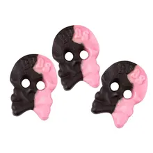 Bubs - Raspberry Licorice Skulls 200 Gram