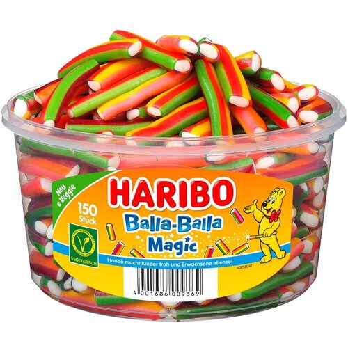 Haribo -Balla Balla Magic 150 Stuks 1200 Gram