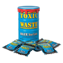 Toxic Waste - Blue Sour Candy Drum 42 Gram (Halal)