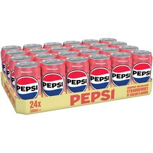 Pepsi - Strawberry Cream 330ml 24 Blikjes