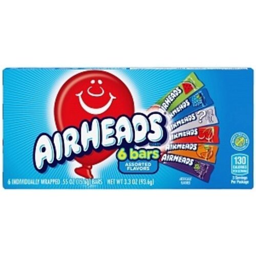 Airheads - Bars Assorted 6-Pack  94 Gram