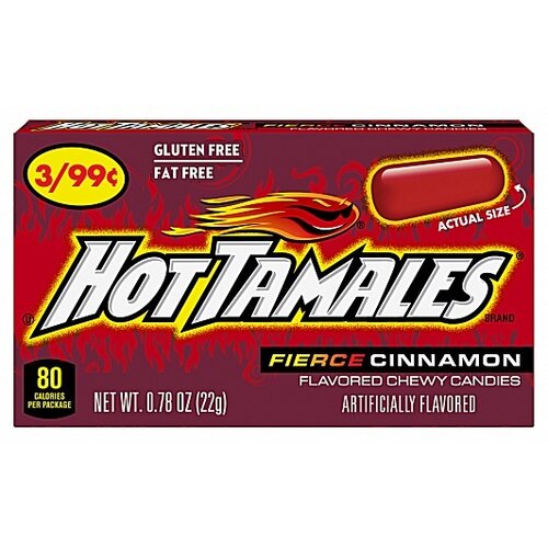 Hot Tamales - Fierce Cinnamon 22 Gram