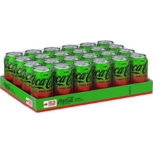 Coca Cola - Lime Zero Sugar 330ml 24 Blikjes
