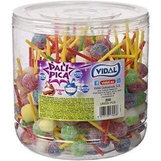 Vidal - Palipica Sour Lollipop 7 Gram 200 Stuks