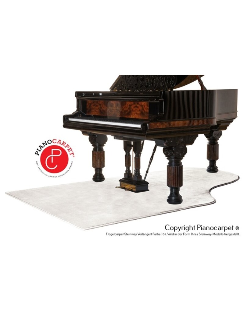 Pianocarpet Vleugelcarpet model Steinway verlengd