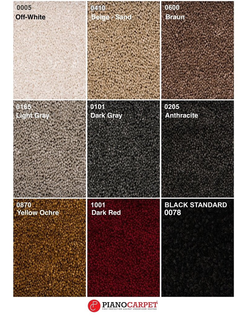 Pianocarpet Pianocarpet Breed 151 x 58 cm