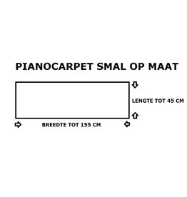 Pianocarpet Pianocarpet Schmal nach Maß