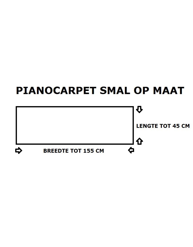 Pianocarpet Pianocarpet Smal op maat