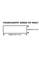 Pianocarpet Pianocarpet Breed op maat