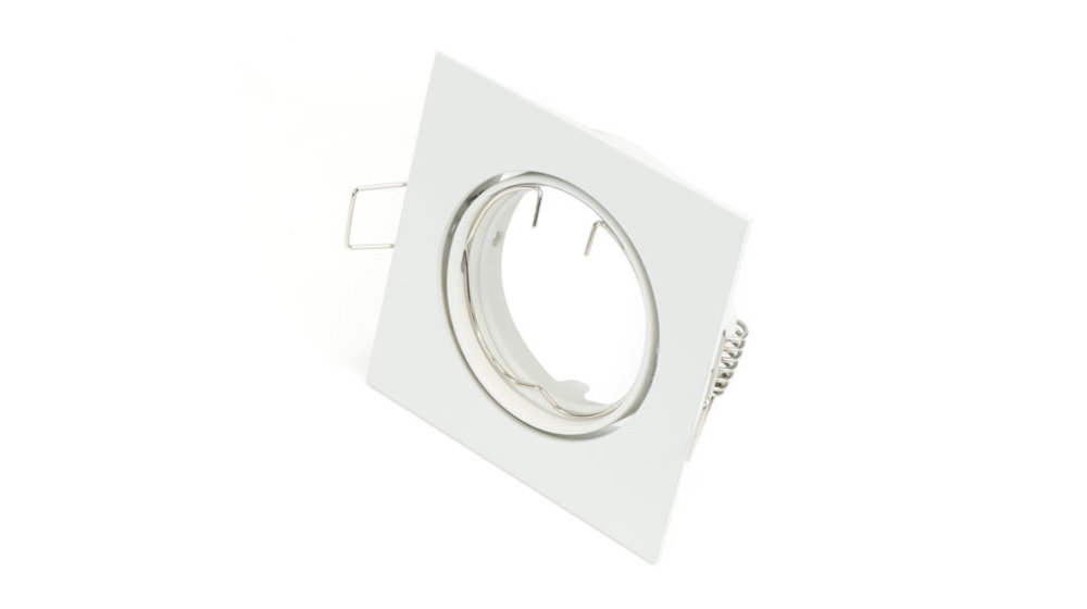 LED Spot  Armatuur GU10 | IP20 (voor binnengebruik) | Vierkant | Wit