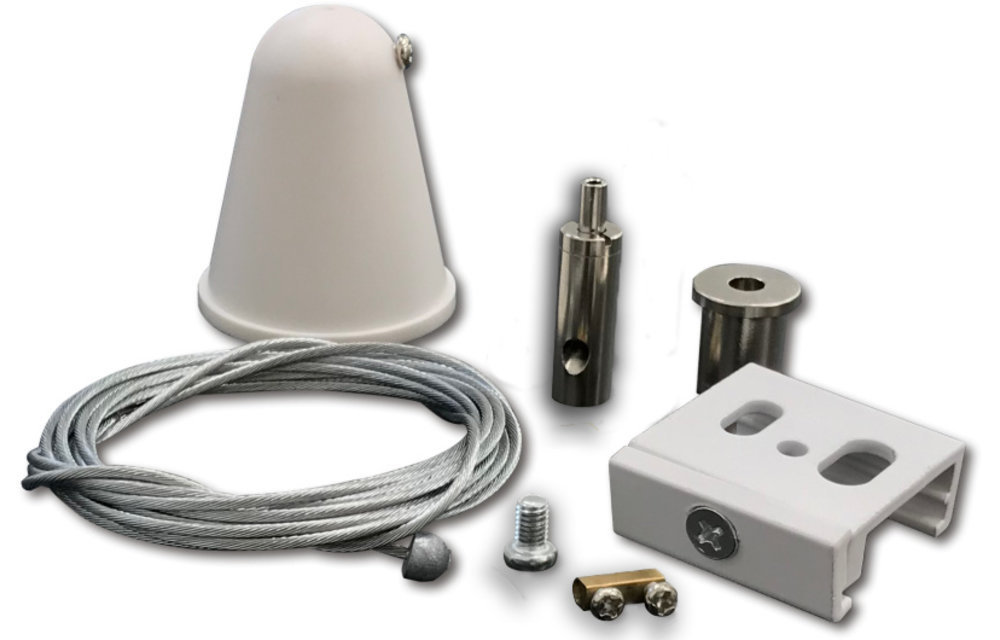 Ophangset voor LED Railsysteem | 3M -5M | Wit