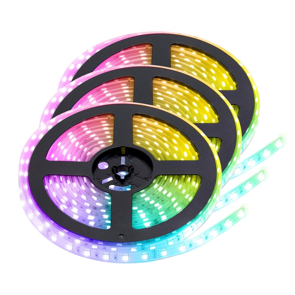 RGBW LED Strip 12V 15m | IP68 (waterdicht) | Alle kleuren Warm wit - LED24