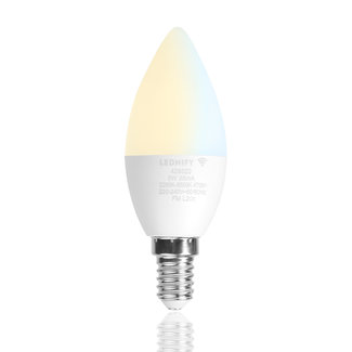 Lednify WiZ Connected Smart LED Kaarslamp | 5W | CCT | E14