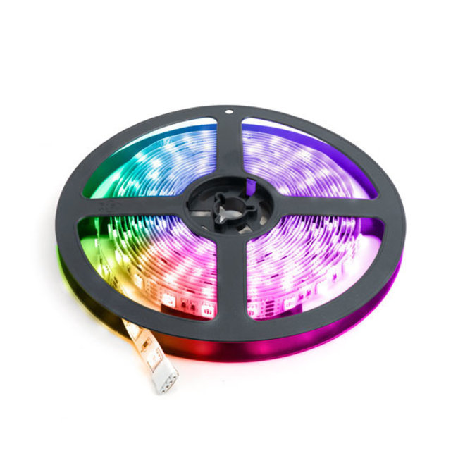 PURPL RGB LED Strip | IP20 (voor binnen) | 5 Meter | 12V | Alle kleuren instelbaar