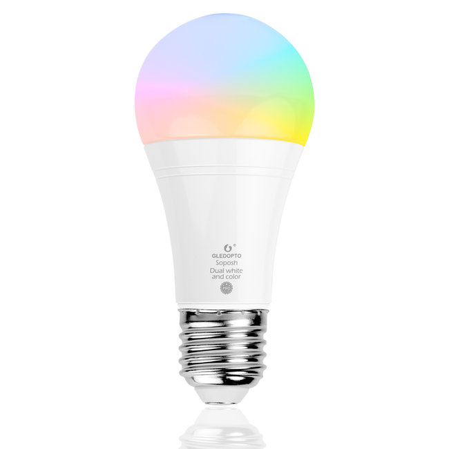 Gledopto Zigbee | E27 Filament Bulb | 7W | Dimbaar |  RGB+CCT | ST64 | Amber | PRO | Hue Compatible