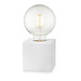 PURPL Tafellamp Industrieel Vierkant | E27 Fitting | 1,5m Snoer | Wit