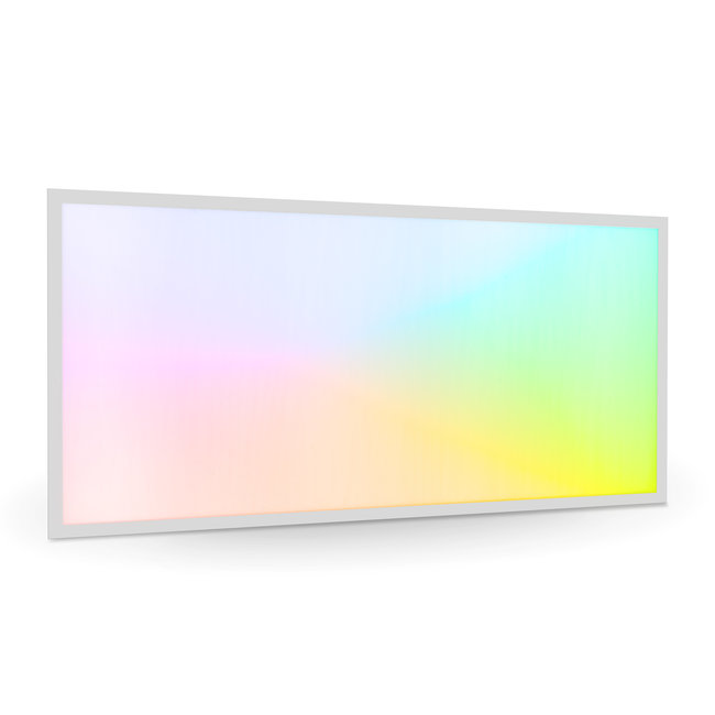 PURPL LED Paneel 60x120cm | 60W | RGB+CCT (RGBWW) | Kleur + Wit