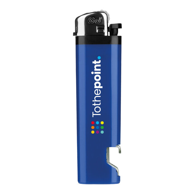 GO aanstekers bedrukken? Go Einweg M3L aansteker HC flesopener