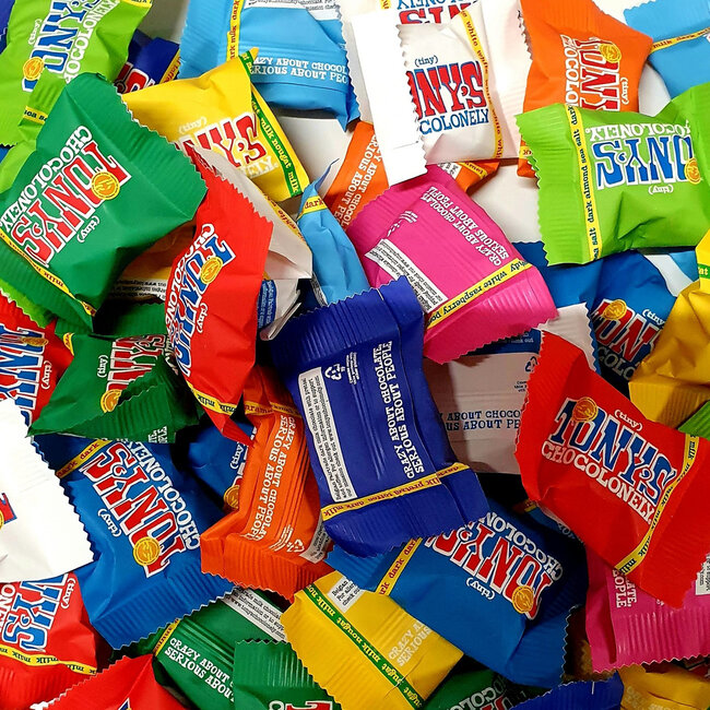 Tony Chocolonely blikjes bedrukken? Tiny Tony's Chocolonely blikje