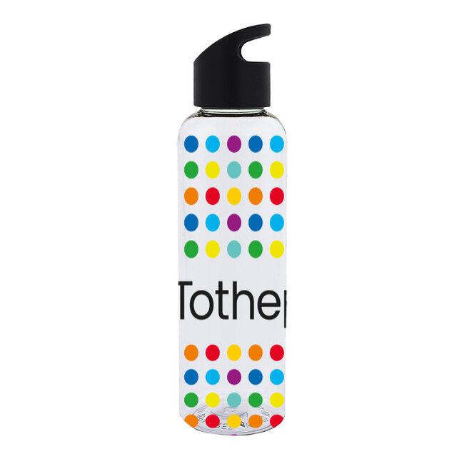 Waterfles Loop transparant R-PET 600ml