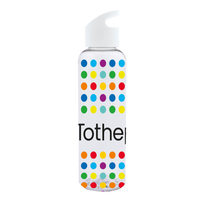 Waterfles Loop transparant R-PET 600ml