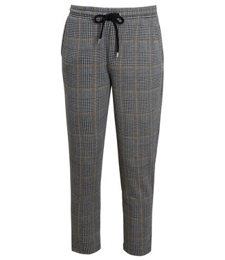 Carson Check Trouser - Black