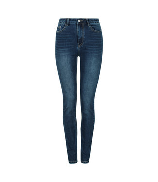 Highwaist Slim Jeans - Dark Blue Wash - 805