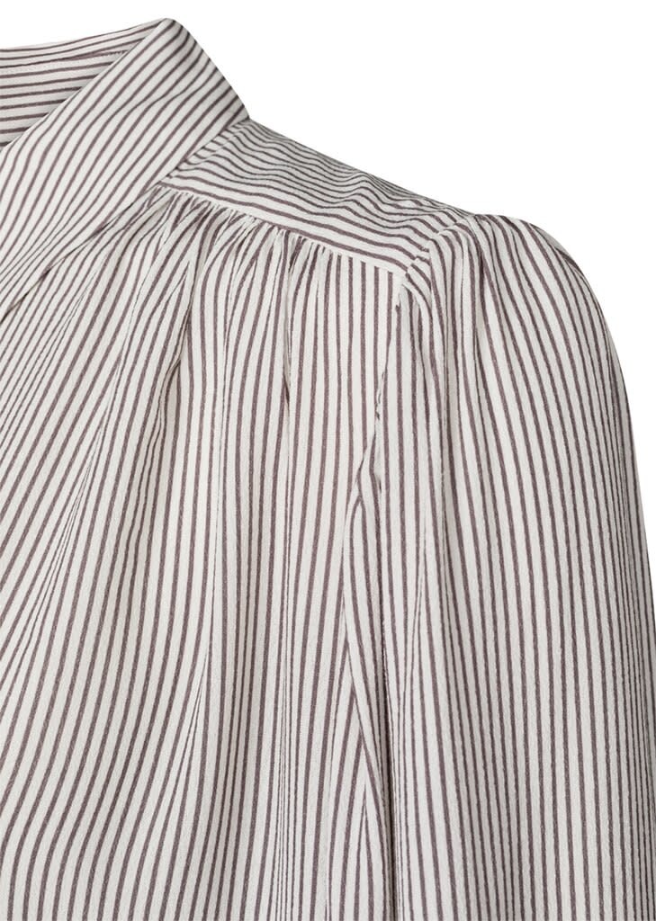 YAYA Women Printed button up blouse in stripe