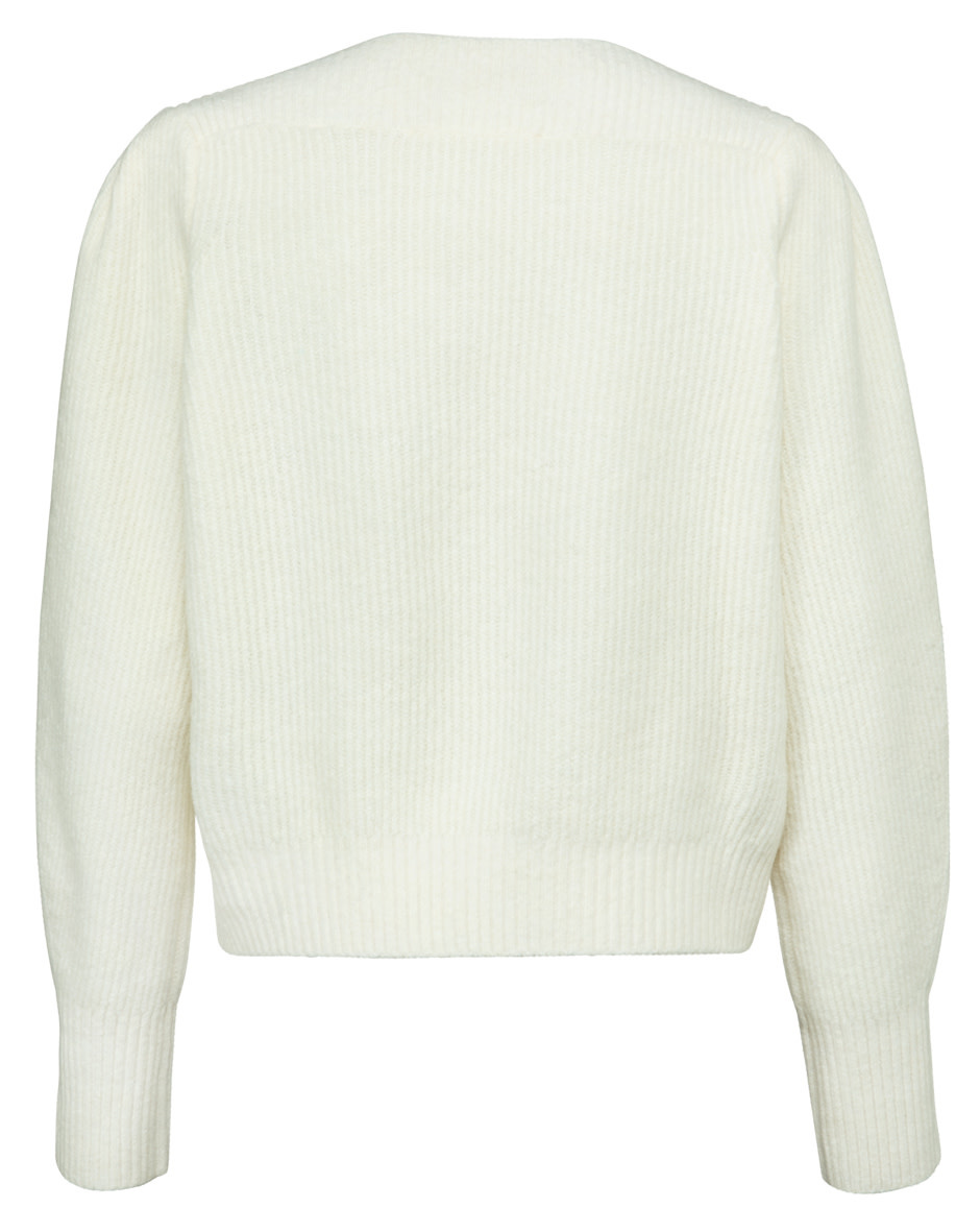 YAYA Sweater with boatneckline and long sleeves