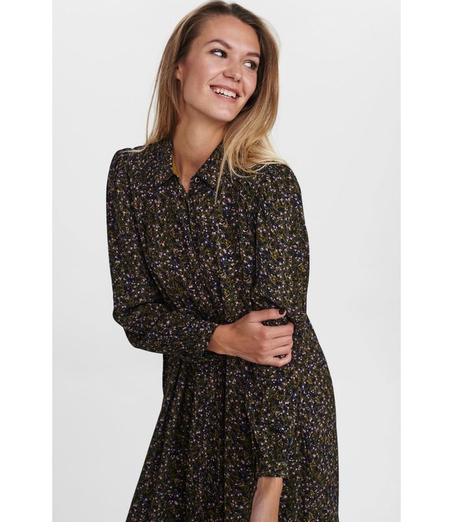 Christi Long dress - met taillelint