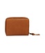 Just Jolie - Double flap wallet - Cognac (lichte verkleuring)