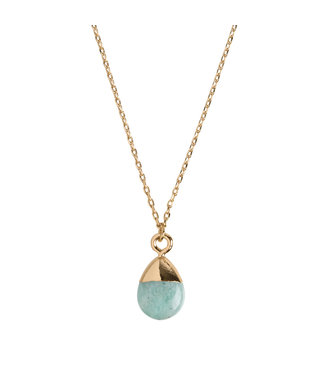 Timi Of Sweden Gold dipped - Amazonite