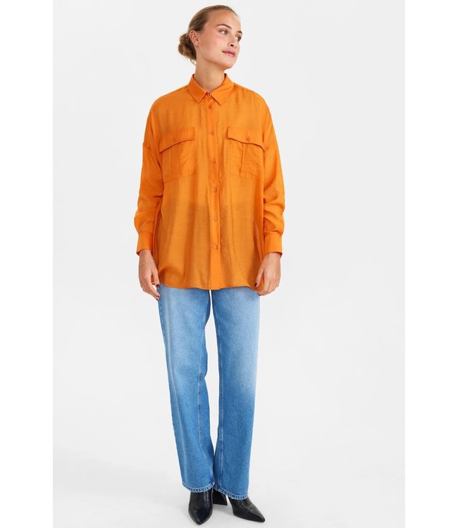 Elinam shirt - Oranje