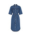 Leslie long shirt dress